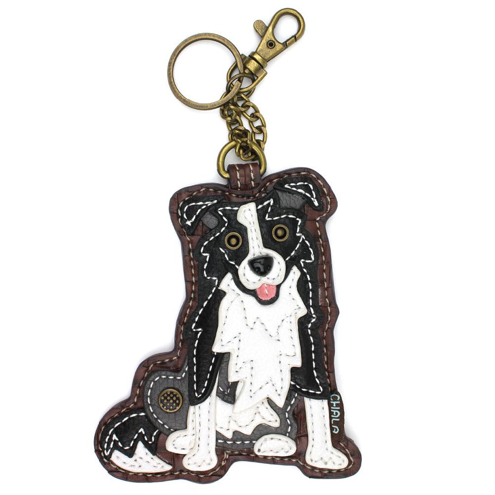chala Key Fob/Coin Purse - Border Collie