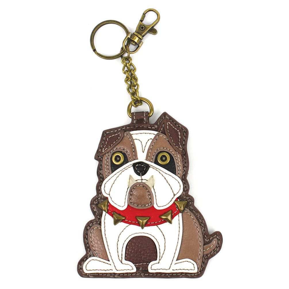 chala Key Fob/Coin Purse - Bulldog
