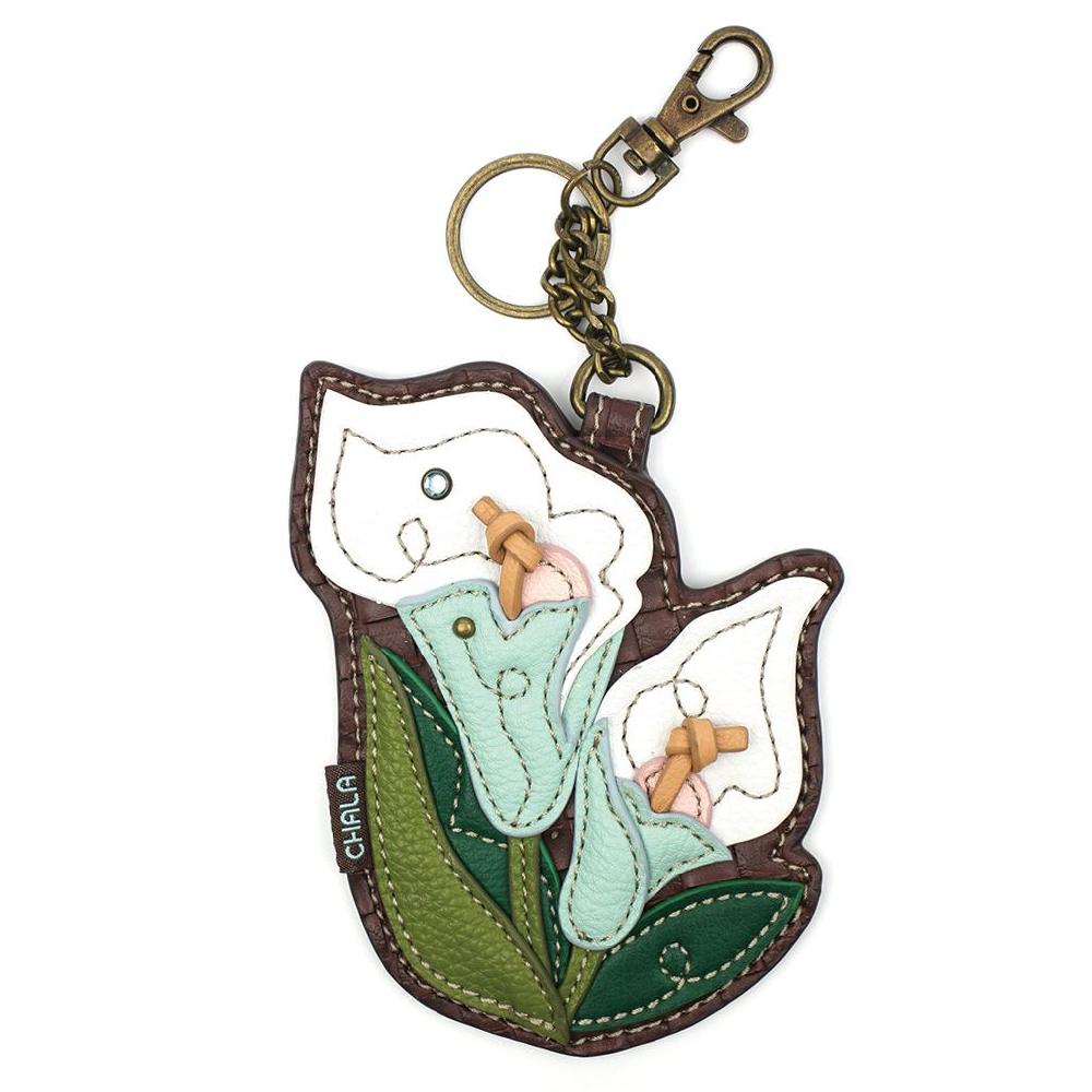 chala Key Fob/Coin Purse - Calla Lily