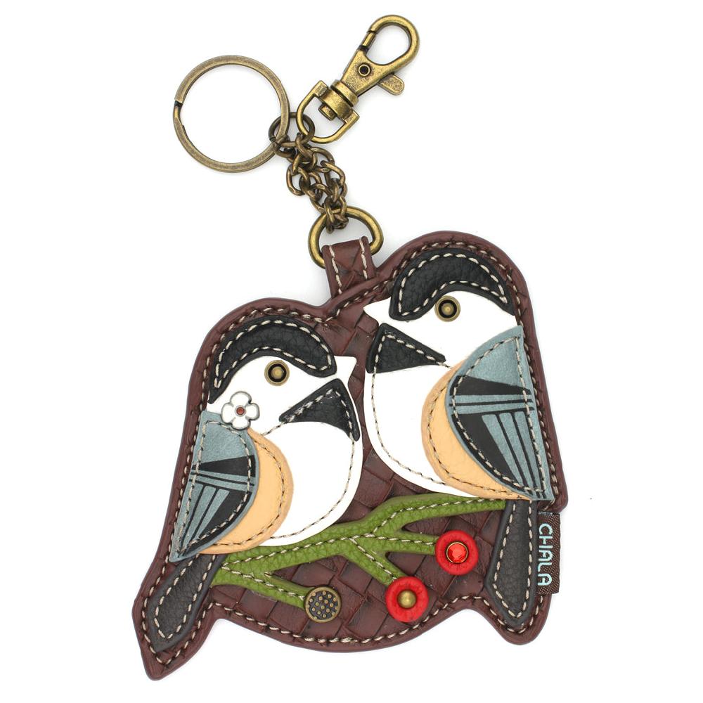 chala Key Fob/Coin Purse - Chickadee