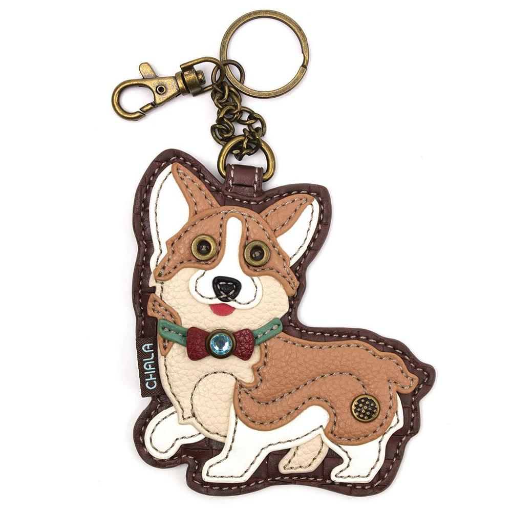 chala Key Fob/Coin Purse - Corgi