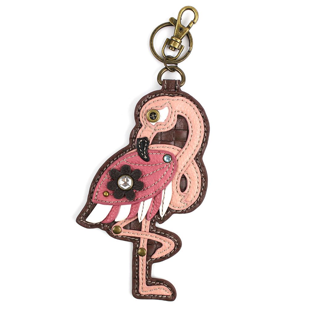 chala Key Fob/Coin Purse - Flamingo