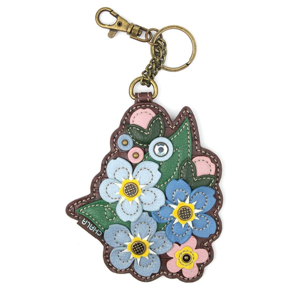 chala Key Fob/Coin Purse - Forget Me Not