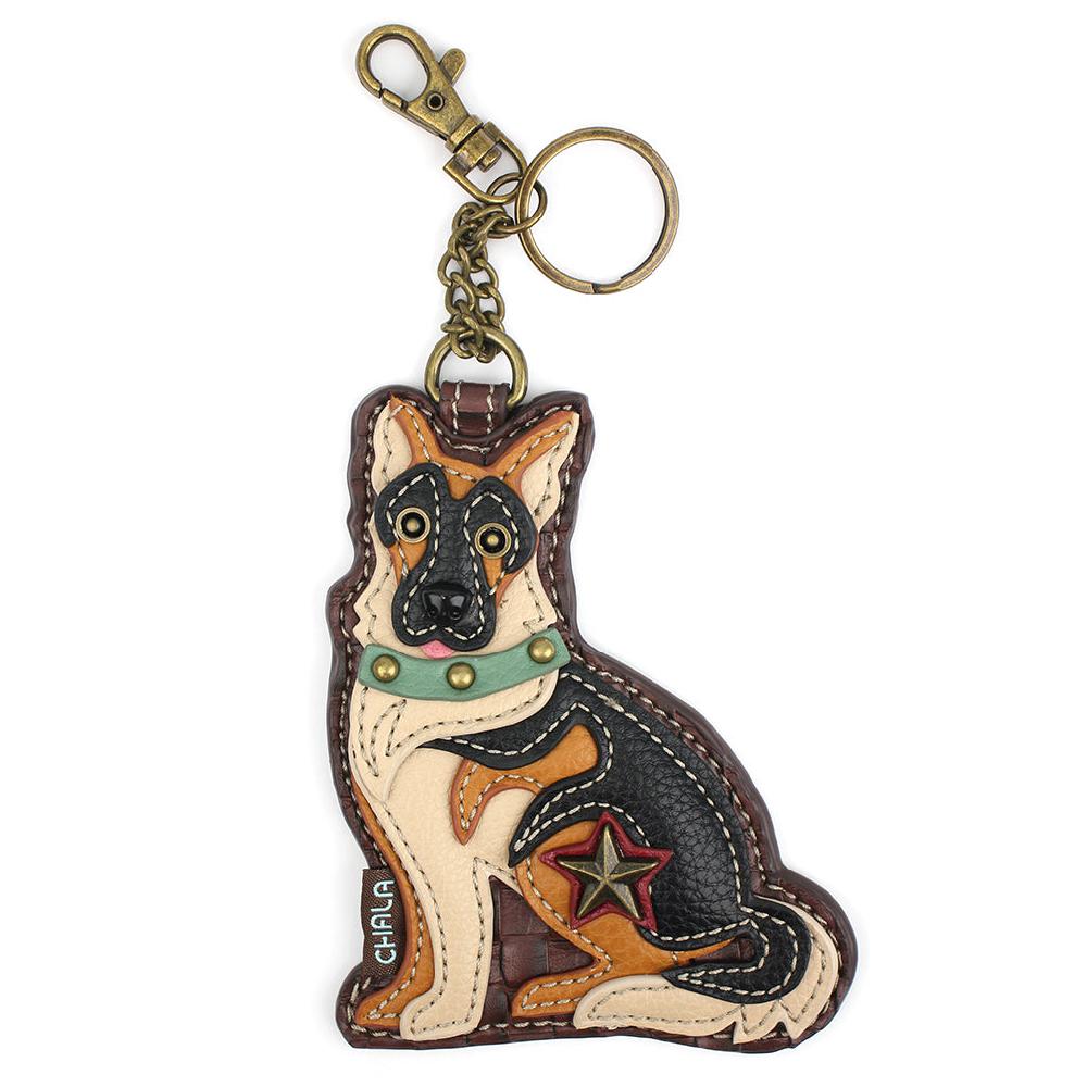 chala Key Fob/Coin Purse - German Shepherd Gen II