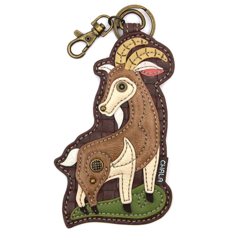 chala Key Fob/Coin Purse - Goat