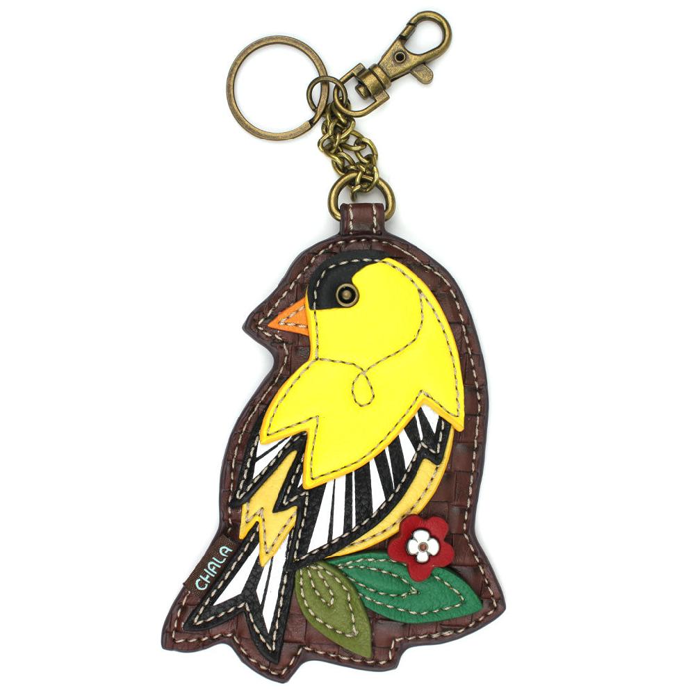 chala Key Fob/Coin Purse - Goldfinch