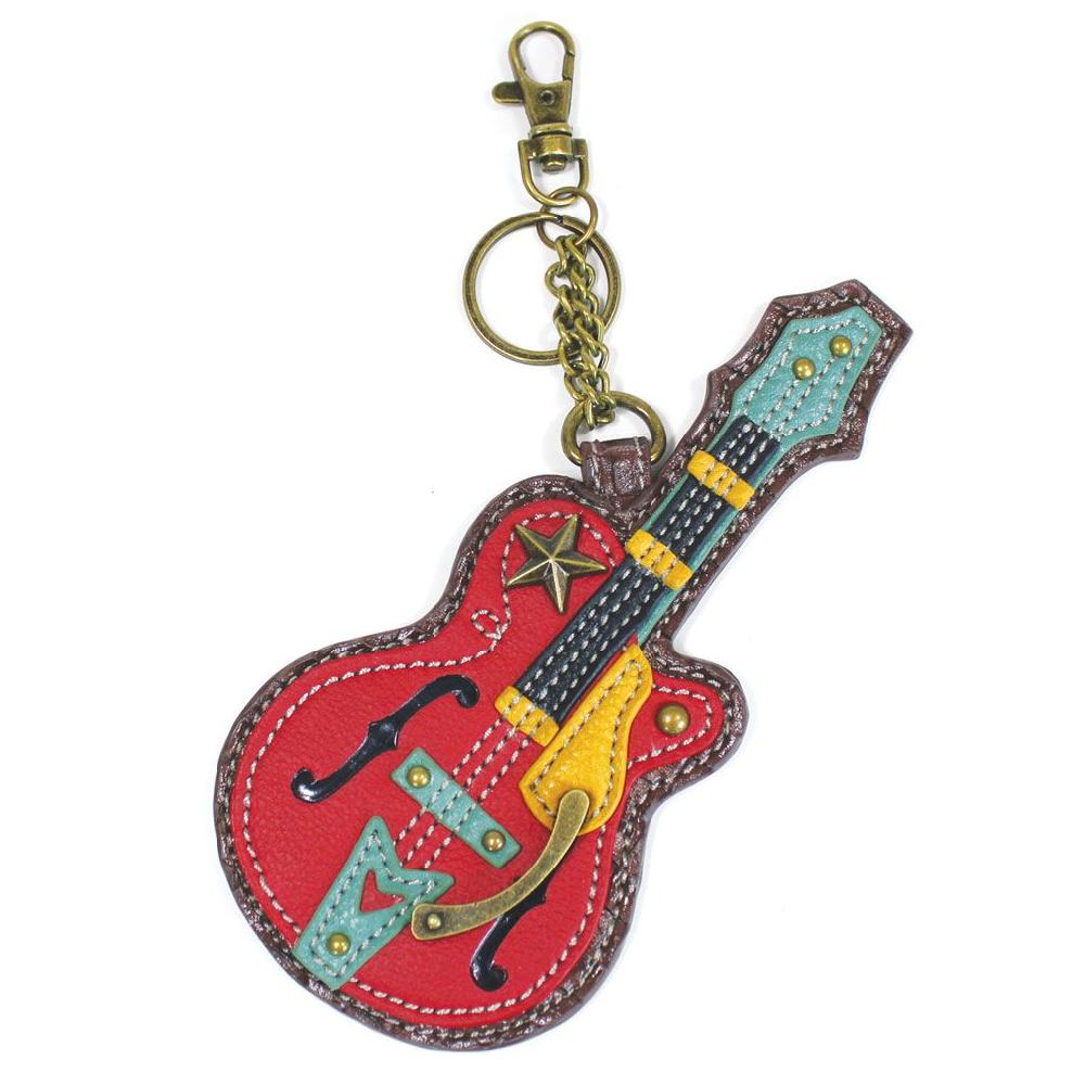 chala Key Fob/Coin Purse - Guitar