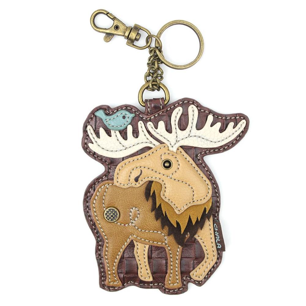 chala Key Fob/Coin Purse - Moose