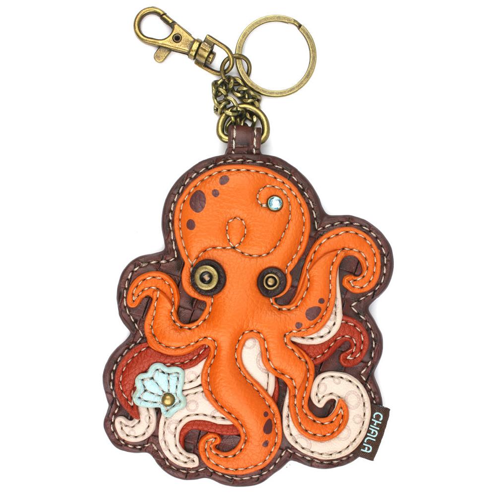 chala Key Fob/Coin Purse - Octopus A