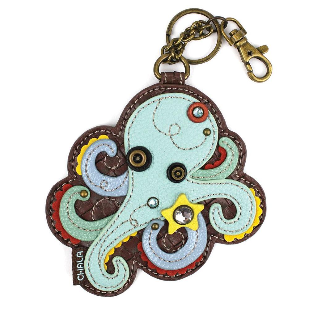 chala Key Fob/Coin Purse - Octopus