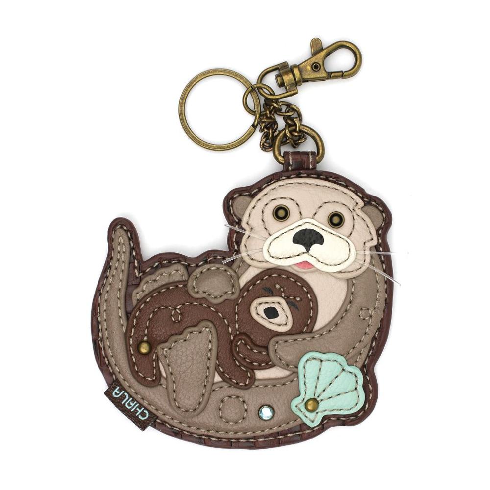 chala Key Fob/Coin Purse - Otters