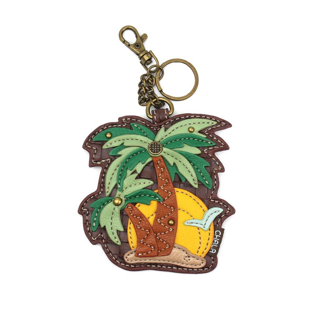chala Key Fob/Coin Purse - Palm Tree