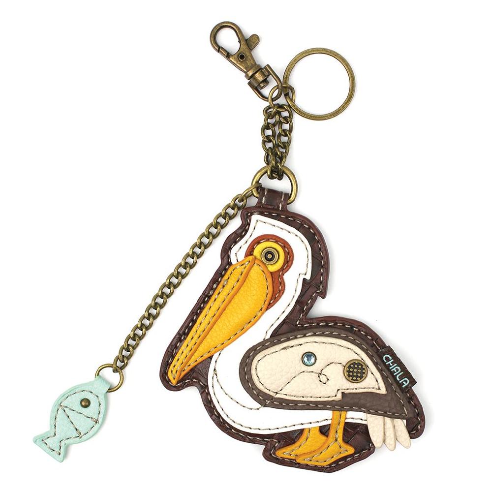 chala Key Fob/Coin Purse - Pelican
