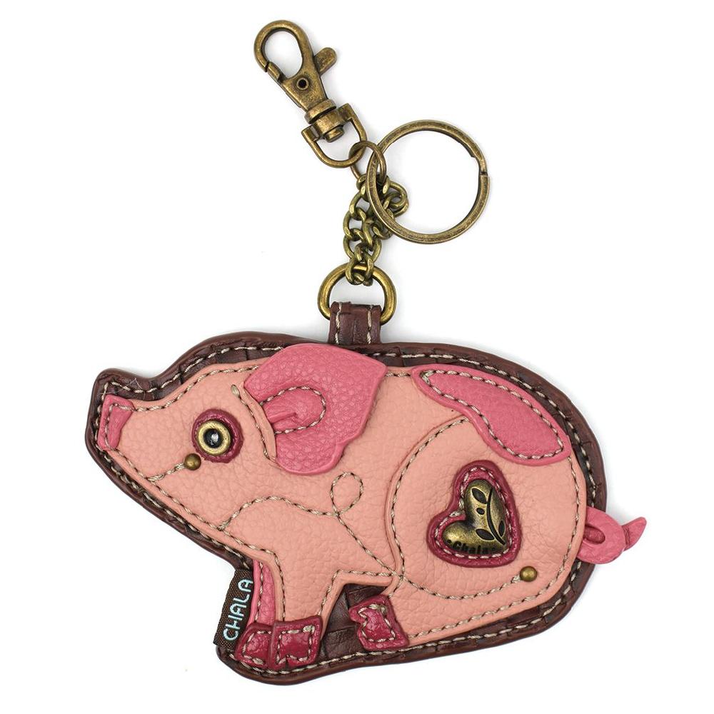 chala Key Fob/Coin Purse - Pig