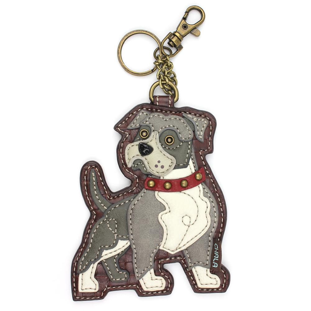 chala Key Fob/Coin Purse - Pit Bull