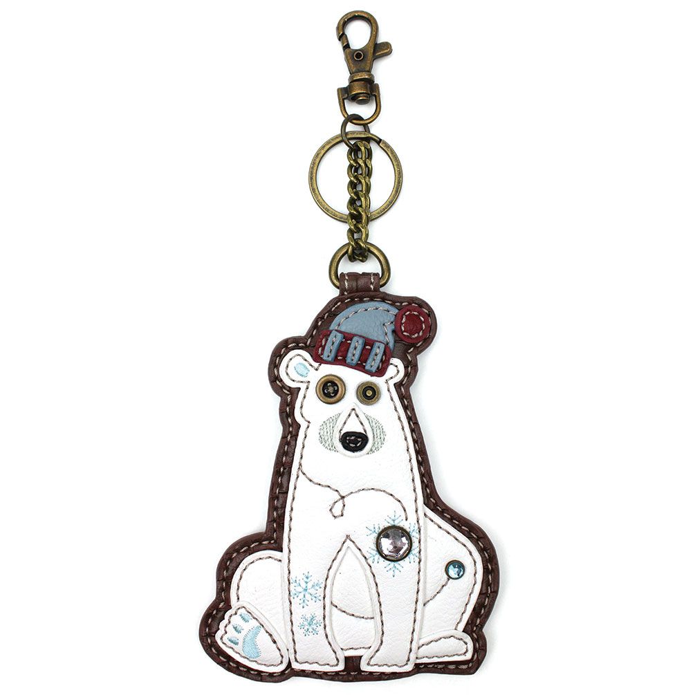 chala Key Fob/Coin Purse - Polar Bear