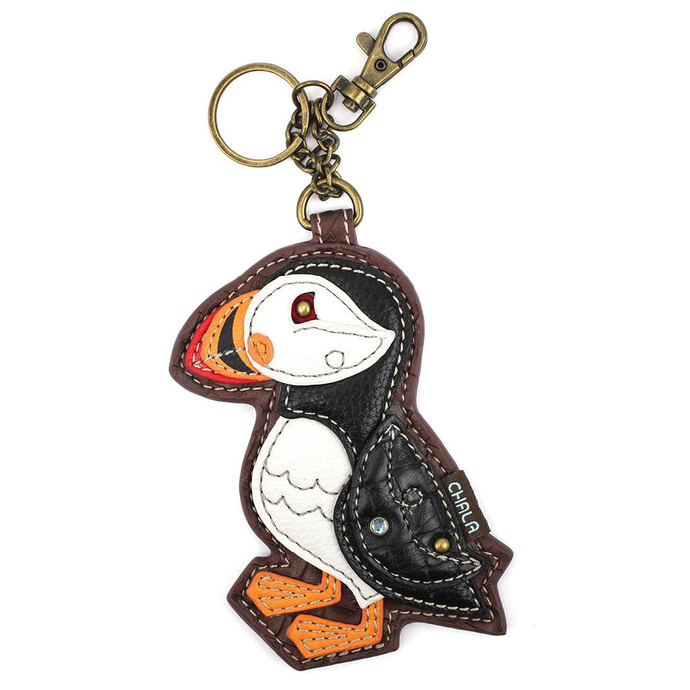 chala Key Fob/Coin Purse - Puffin