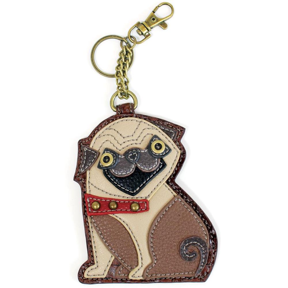 chala Key Fob/Coin Purse - Pug