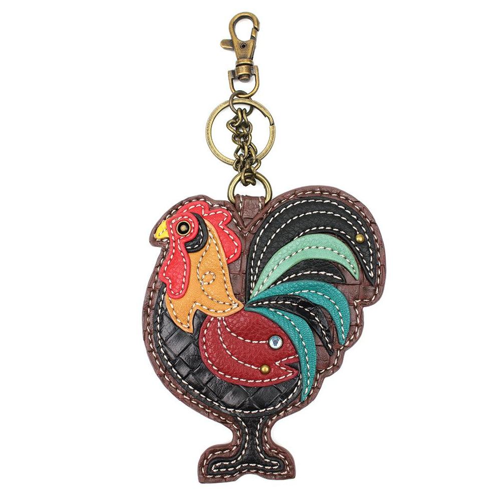 chala Key Fob/Coin Purse - Rooster