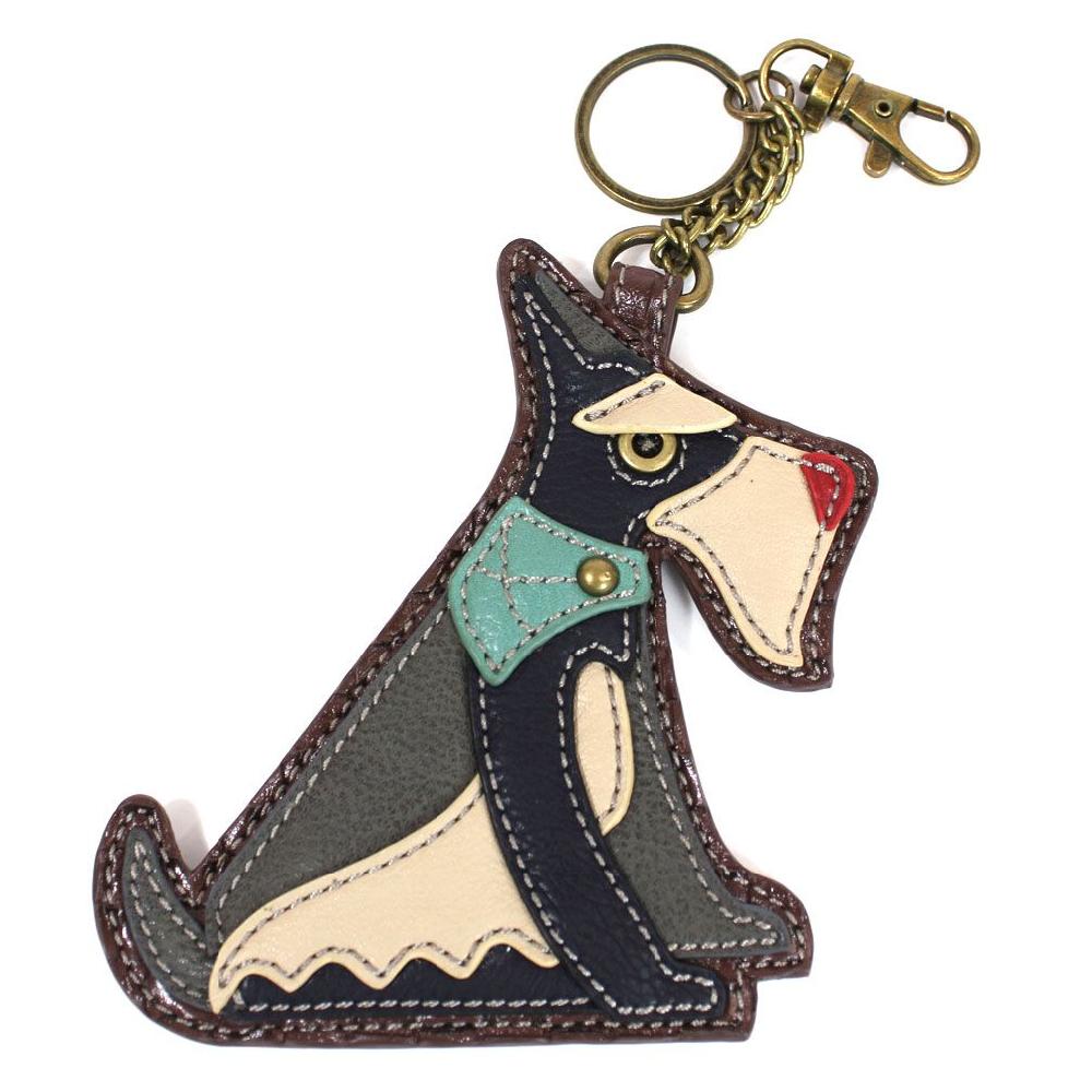 chala Key Fob/Coin Purse - Schnauzer