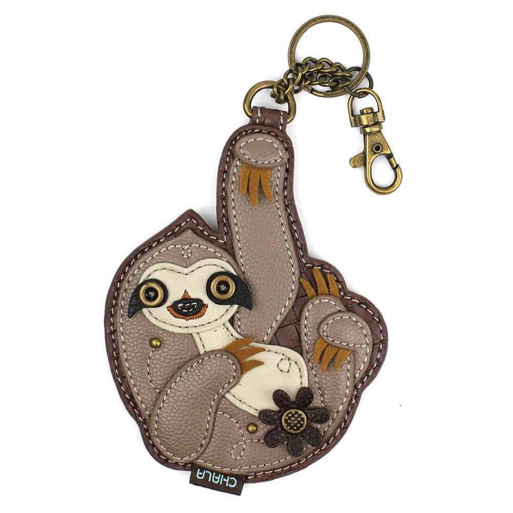 chala Key Fob/Coin Purse - Sloth
