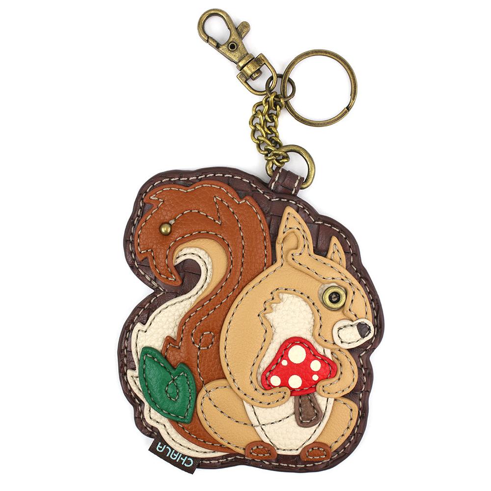 chala Key Fob/Coin Purse - Squirrel A
