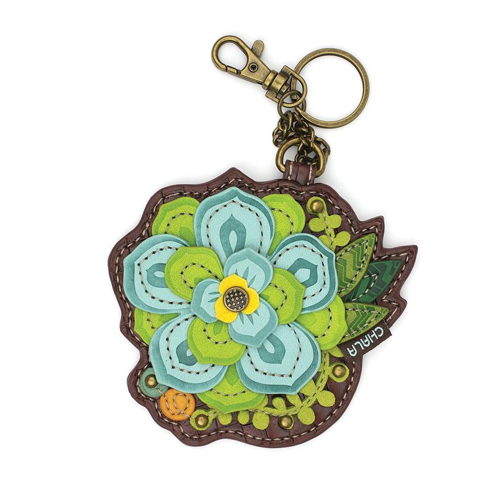 chala Key Fob/Coin Purse - Succulent