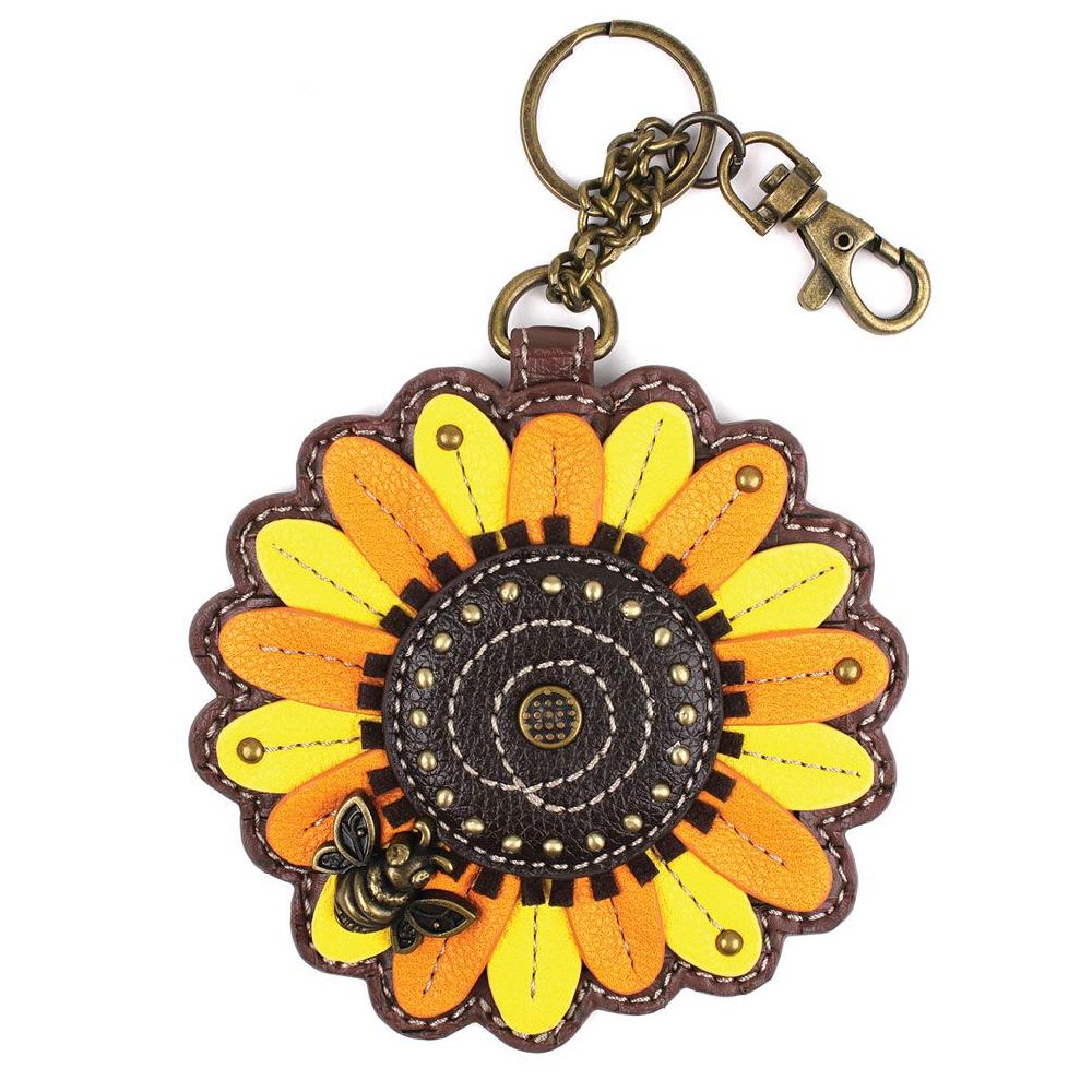 chala Key Fob/Coin Purse - Sunflower