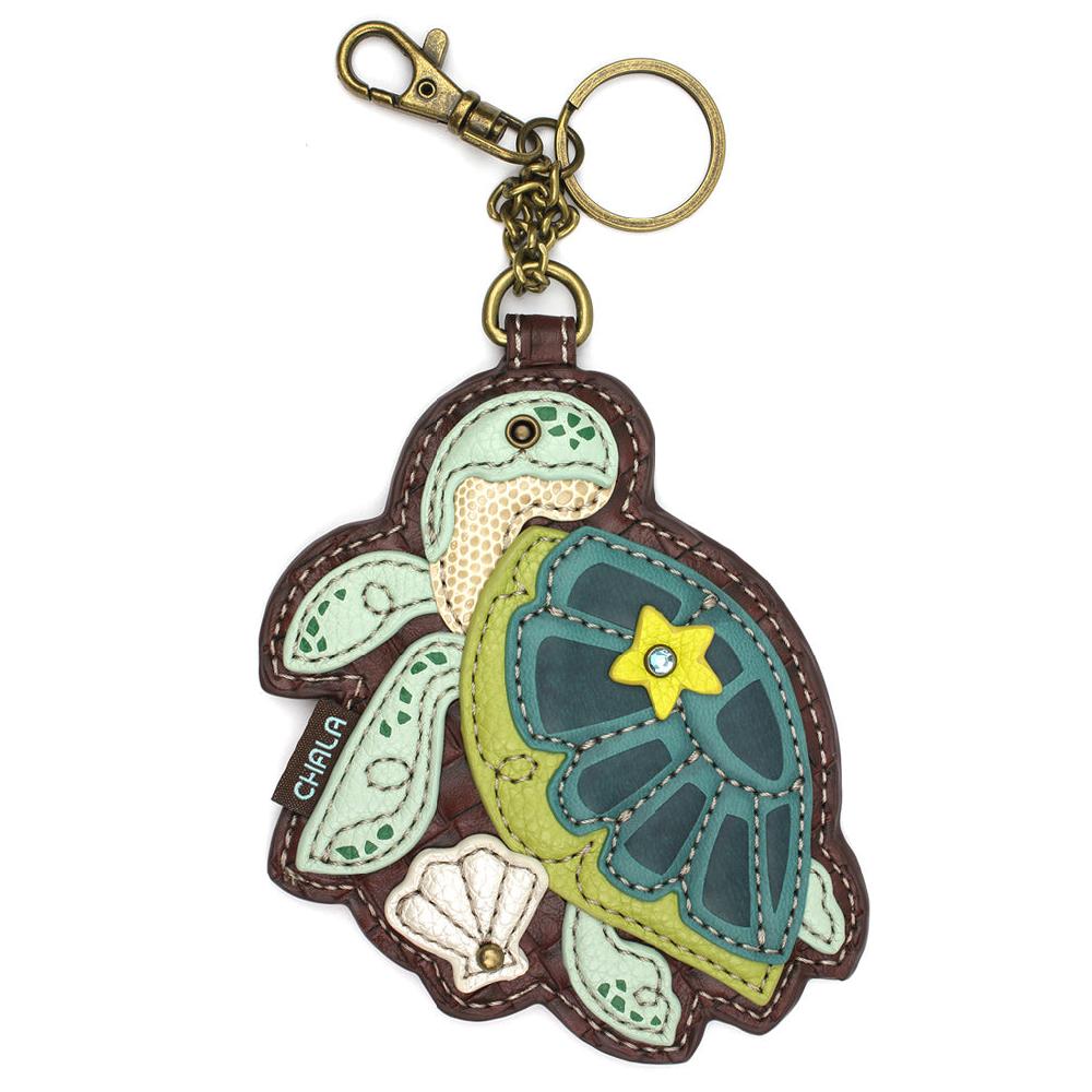 chala Key Fob/Coin Purse - Turtle A