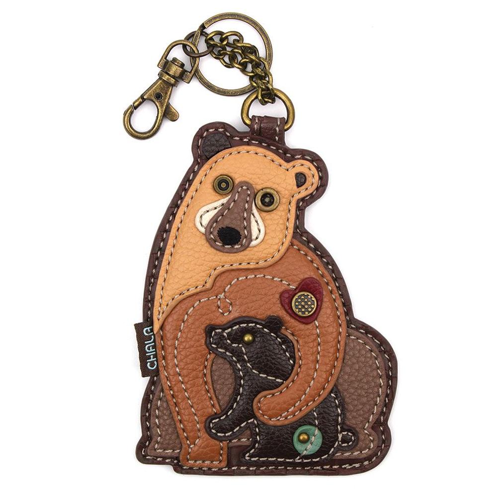 chala Key Fob/Coin Purse - Two Bears