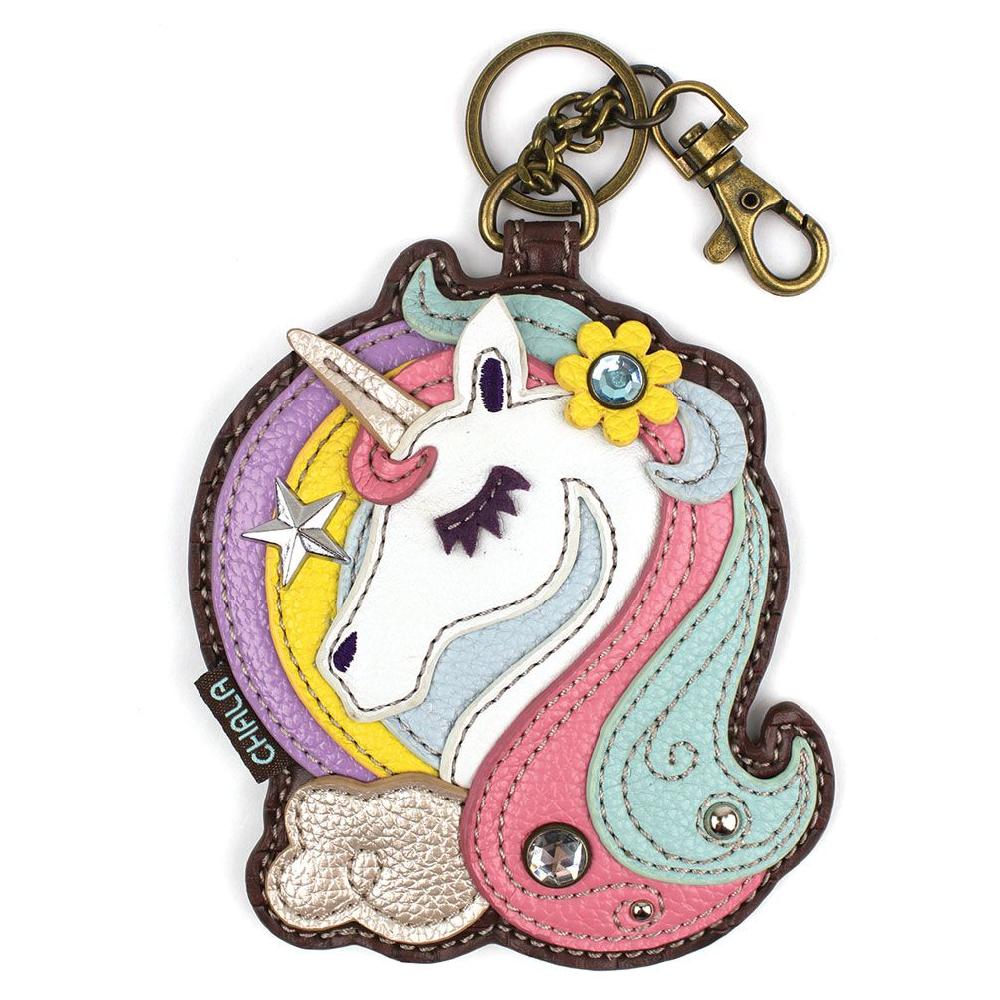 chala Key Fob/Coin Purse - Unicorn