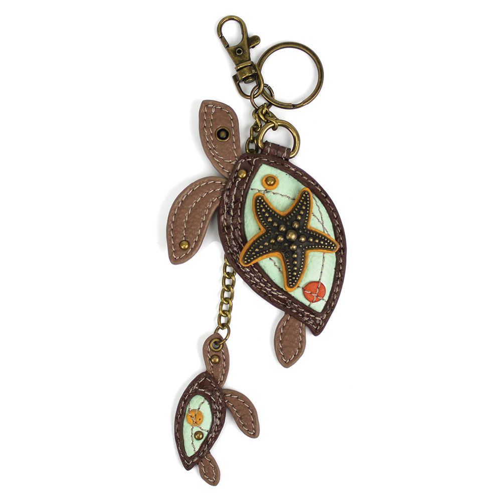 chala Key Fob - Two Turtles