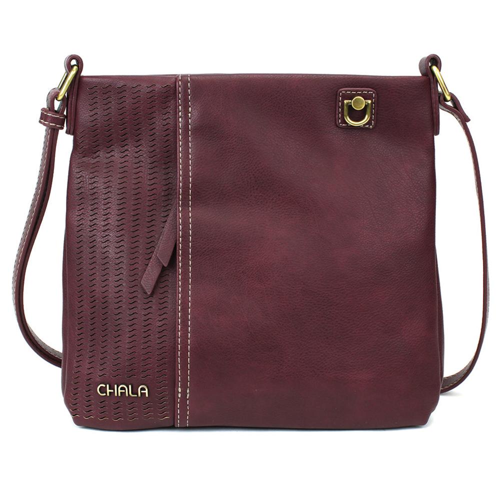 chala Lasercut Crossbody - Plum
