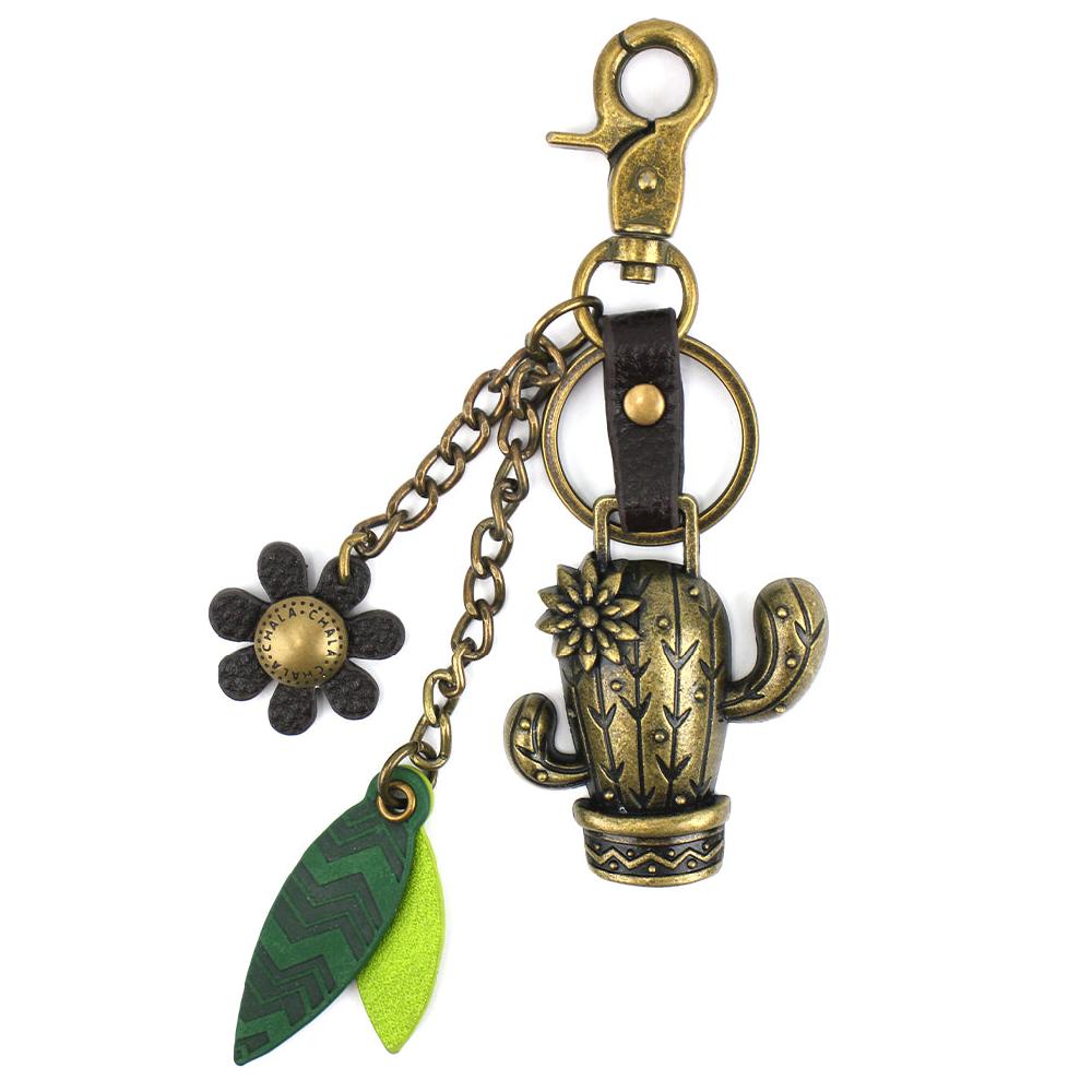 chala Metal Charming Keychain - Cactus