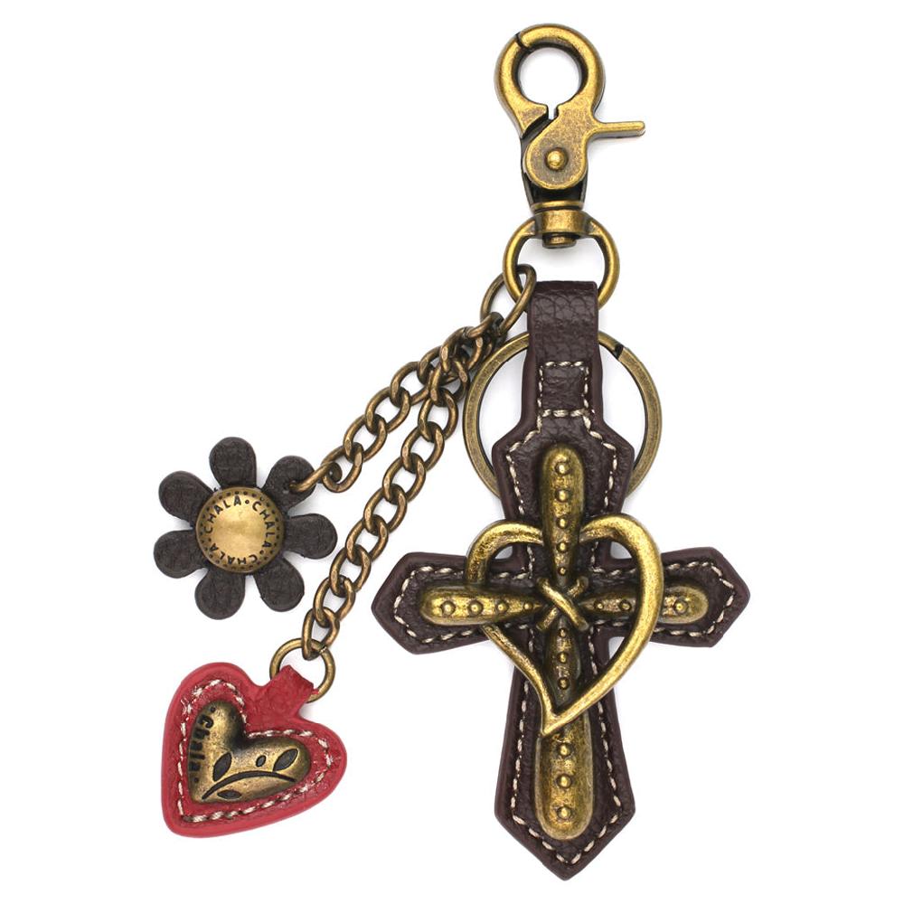 chala Metal Charming Keychain - Cross