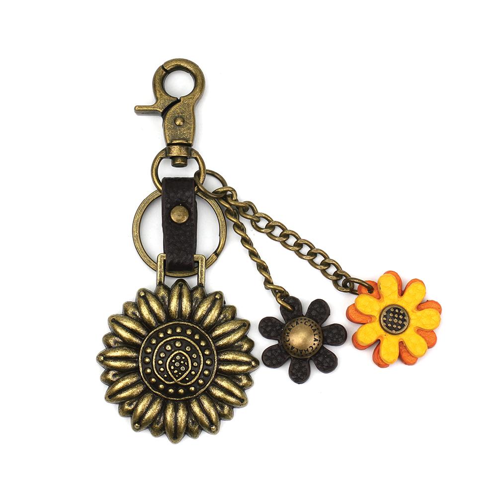 chala Metal Charming Keychain - Sunflower