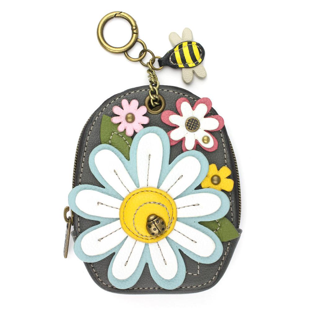 chala Mini Coin Purse Keychain - Daisy