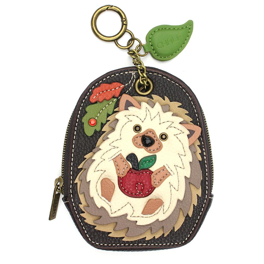 chala Mini Coin Purse Keychain - Hedgehog A