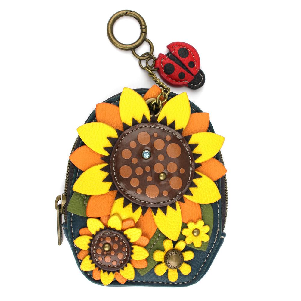 chala Mini Coin Purse Keychain - Sunflower
