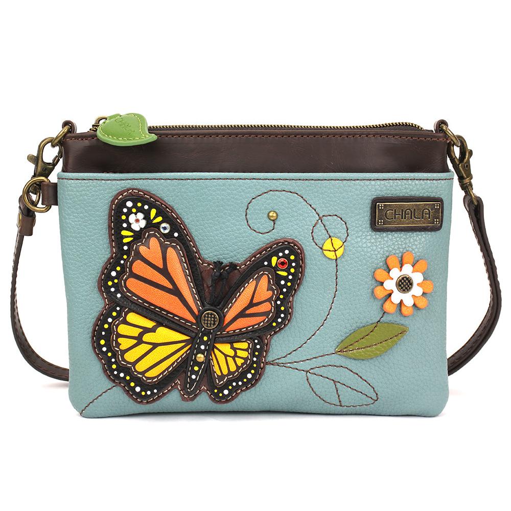 chala Mini Crossbody - Monarch Butterfly