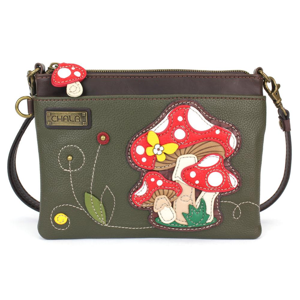 chala Mini Crossbody - Mushrooms