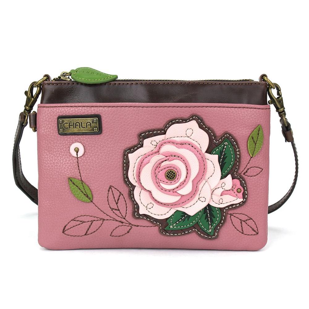 chala Mini Crossbody - Pink Rose