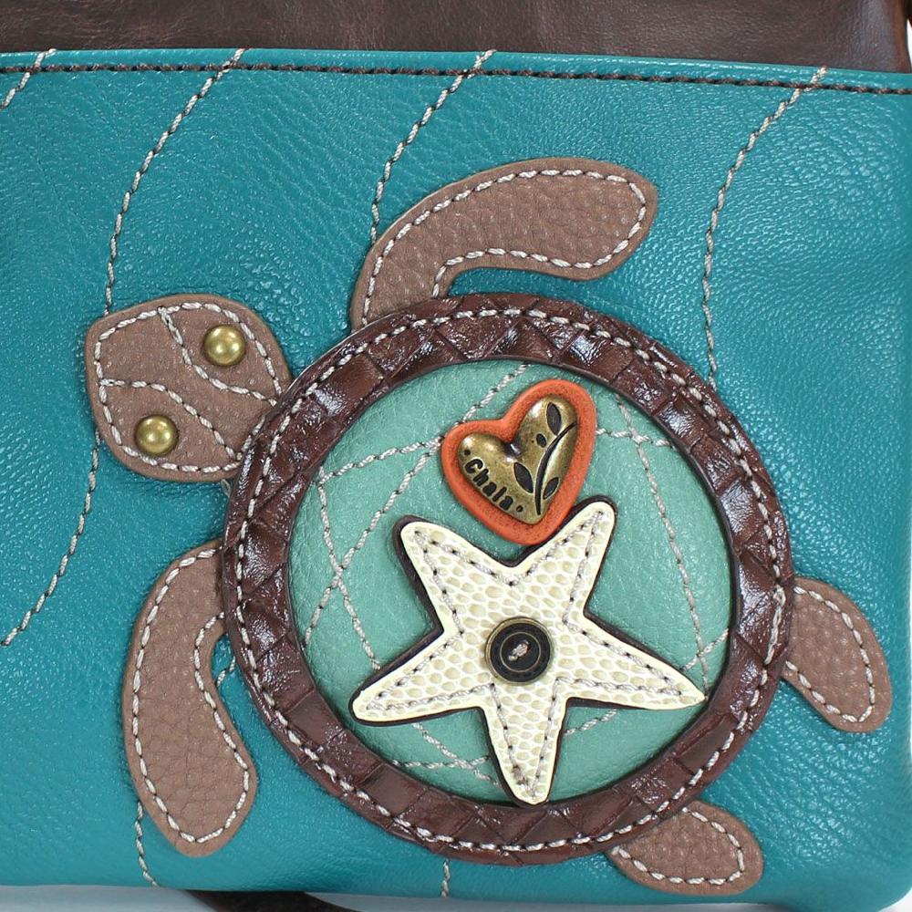 Chala Mini Crossbody - Sea Turtle (Turquoise)