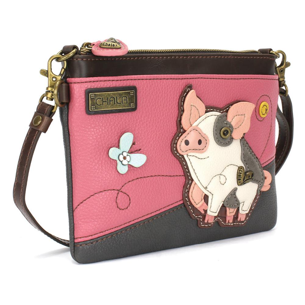 Chala Mini Crossbody - Spotted Pink Pig