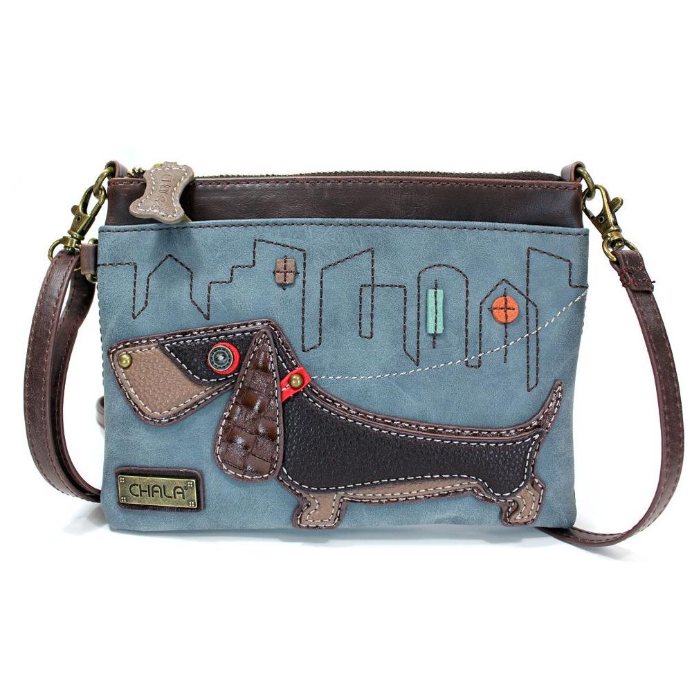 chala Mini Crossbody - Wiener Dog (Indigo)