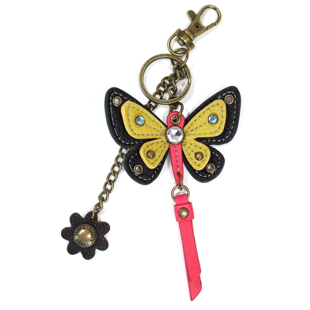 chala Mini Keychain - Butterfly - Yellow