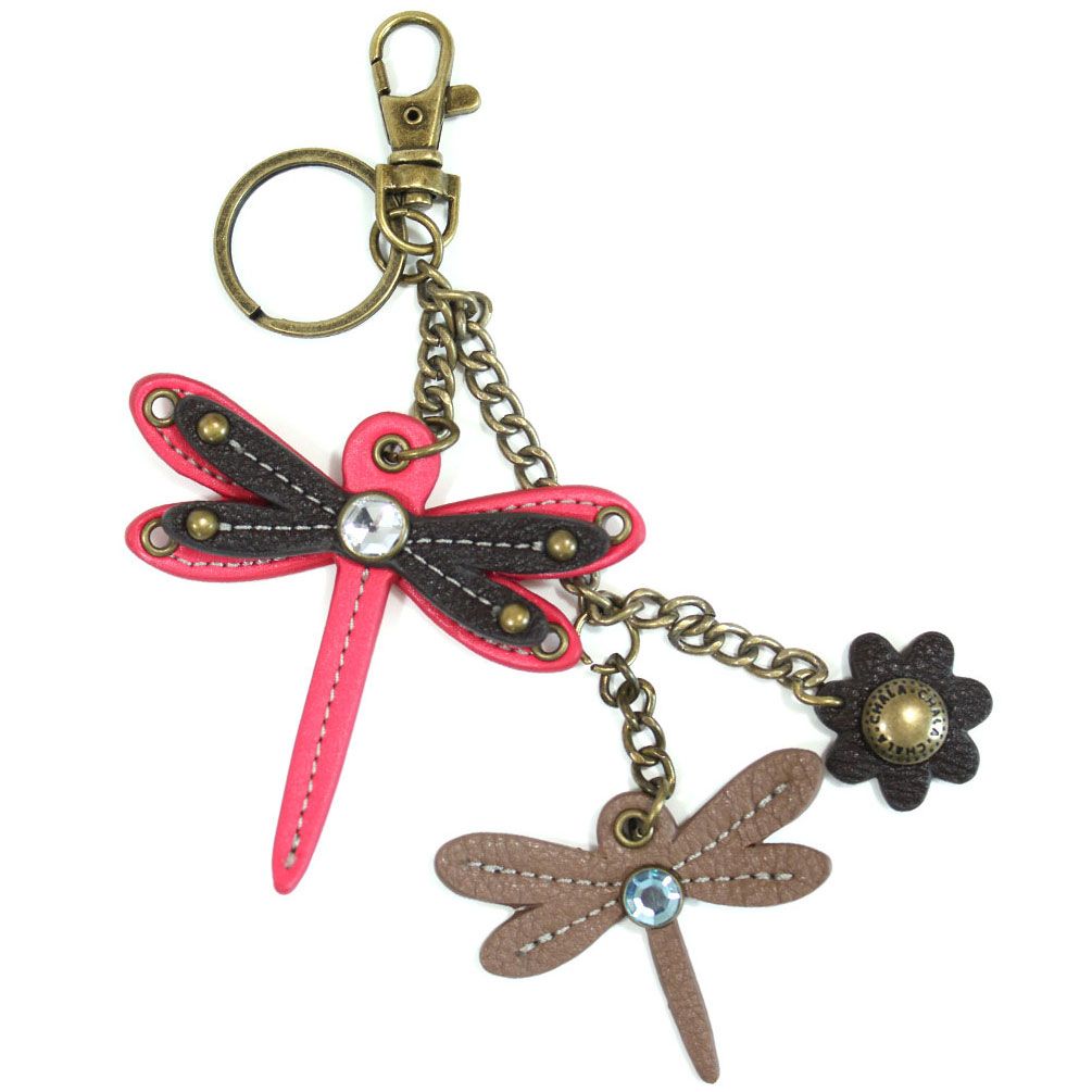 chala Mini Keychain - Dragonfly - Pink