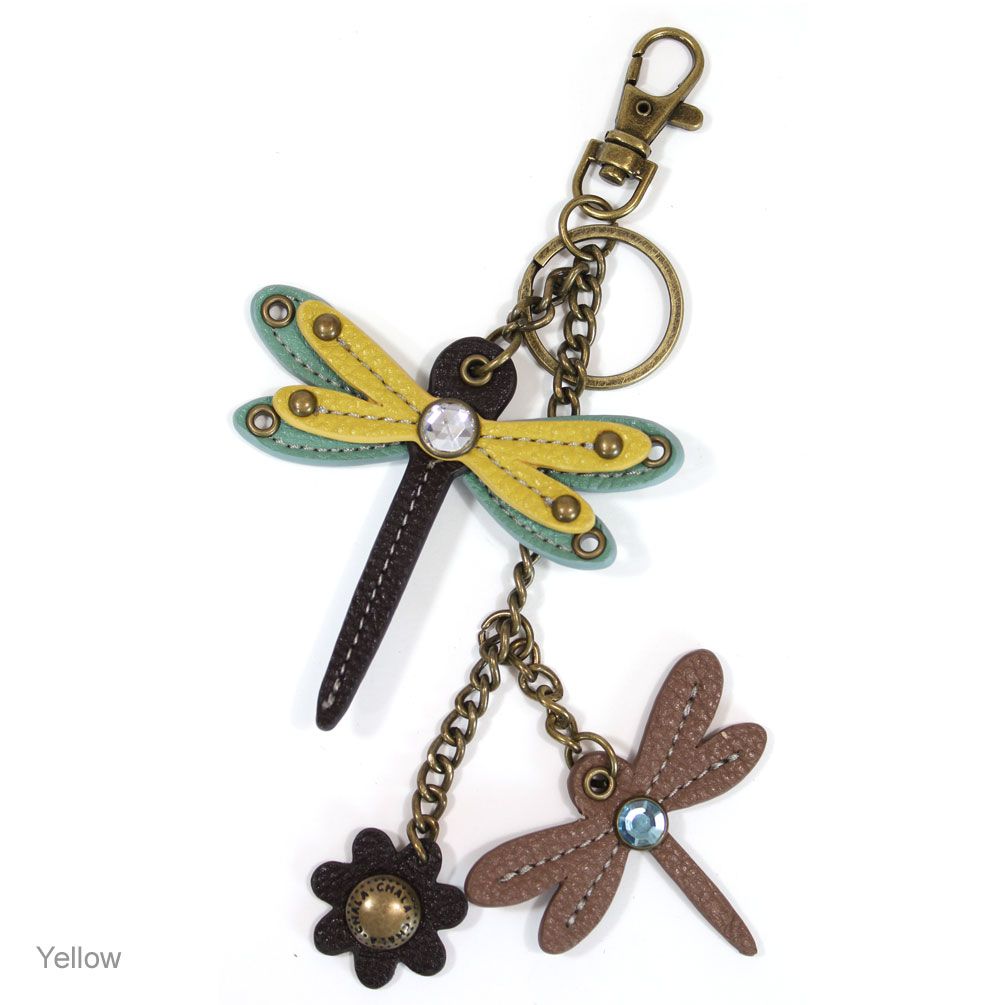 chala Mini Keychain - Dragonfly - Yellow