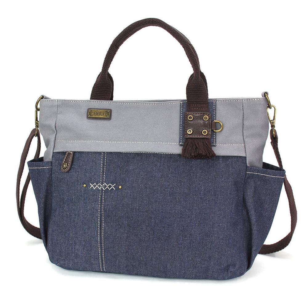 chala Multi Pocket Tote - Denim