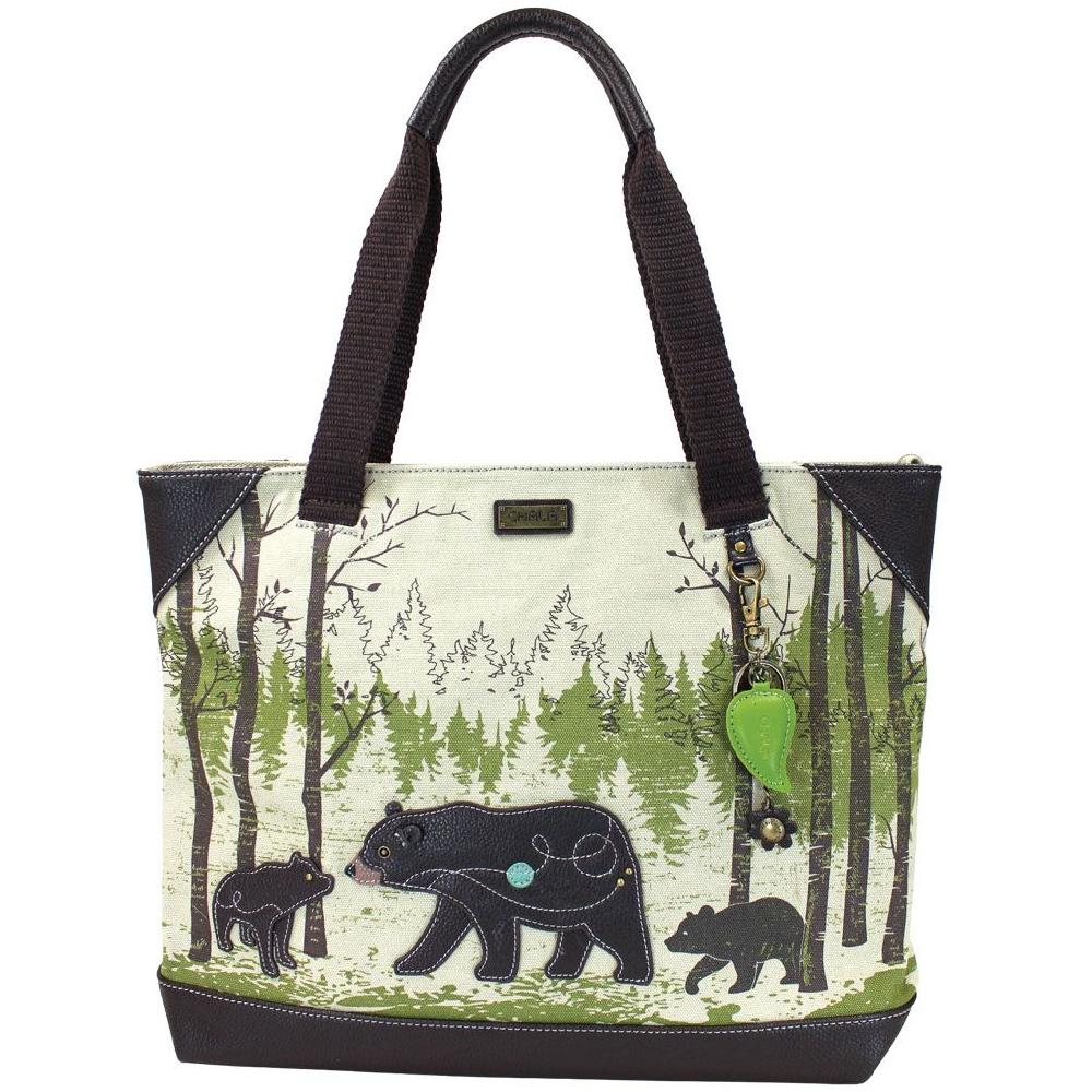 chala Safari Canvas Tote - Bear